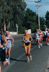 1996 Athen-Marathon - auf der Strecke