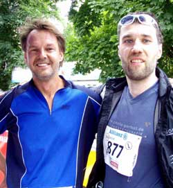 Bernd Müller - Blonde (links) & Mirko Leffler