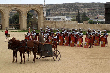 Römische Legionäre in Jerash